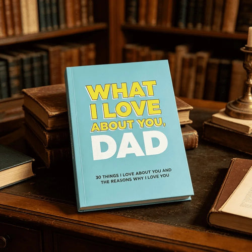 What I Love about You Dad Daughters Sons English Paperback 30 Sentimental Reasons Father'S Day Keepsake Free Shipping