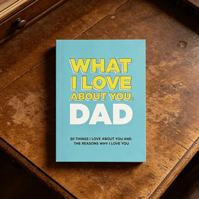 What I Love about You Dad Daughters Sons English Paperback 30 Sentimental Reasons Father'S Day Keepsake Free Shipping