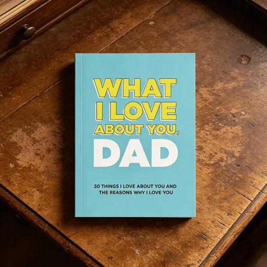 What I Love about You Dad Daughters Sons English Paperback 30 Sentimental Reasons Father'S Day Keepsake Free Shipping