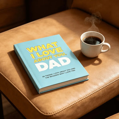 What I Love about You Dad Daughters Sons English Paperback 30 Sentimental Reasons Father'S Day Keepsake Free Shipping