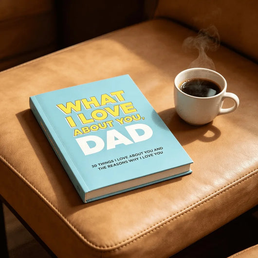 What I Love about You Dad Daughters Sons English Paperback 30 Sentimental Reasons Father'S Day Keepsake Free Shipping