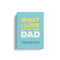What I Love about You Dad Daughters Sons English Paperback 30 Sentimental Reasons Father'S Day Keepsake Free Shipping
