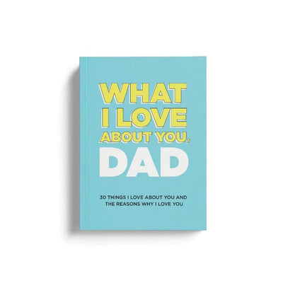 What I Love about You Dad Daughters Sons English Paperback 30 Sentimental Reasons Father'S Day Keepsake Free Shipping