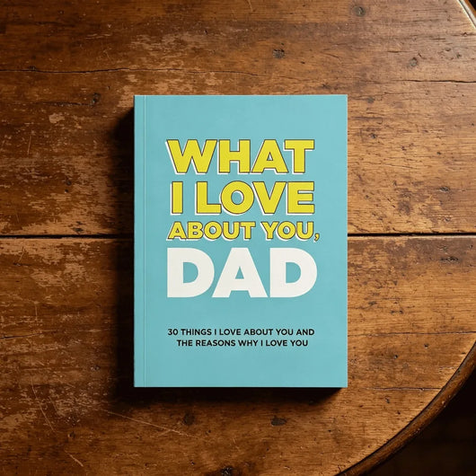 What I Love about You Dad Daughters Sons English Paperback 30 Sentimental Reasons Father'S Day Keepsake Free Shipping
